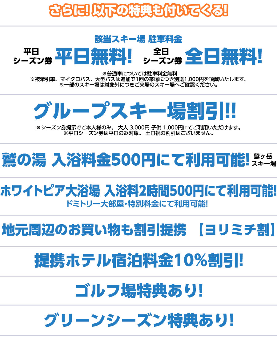 タカスマウンテンズ共通リフト割引券 5枚セット タカスマウンテンズエリア 共通リフト1日券50%OFF券の通販 by